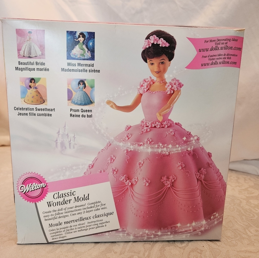 Vintage Wilton Wonder Mold Doll Cake Pan Set Original Box, Instructions Like New